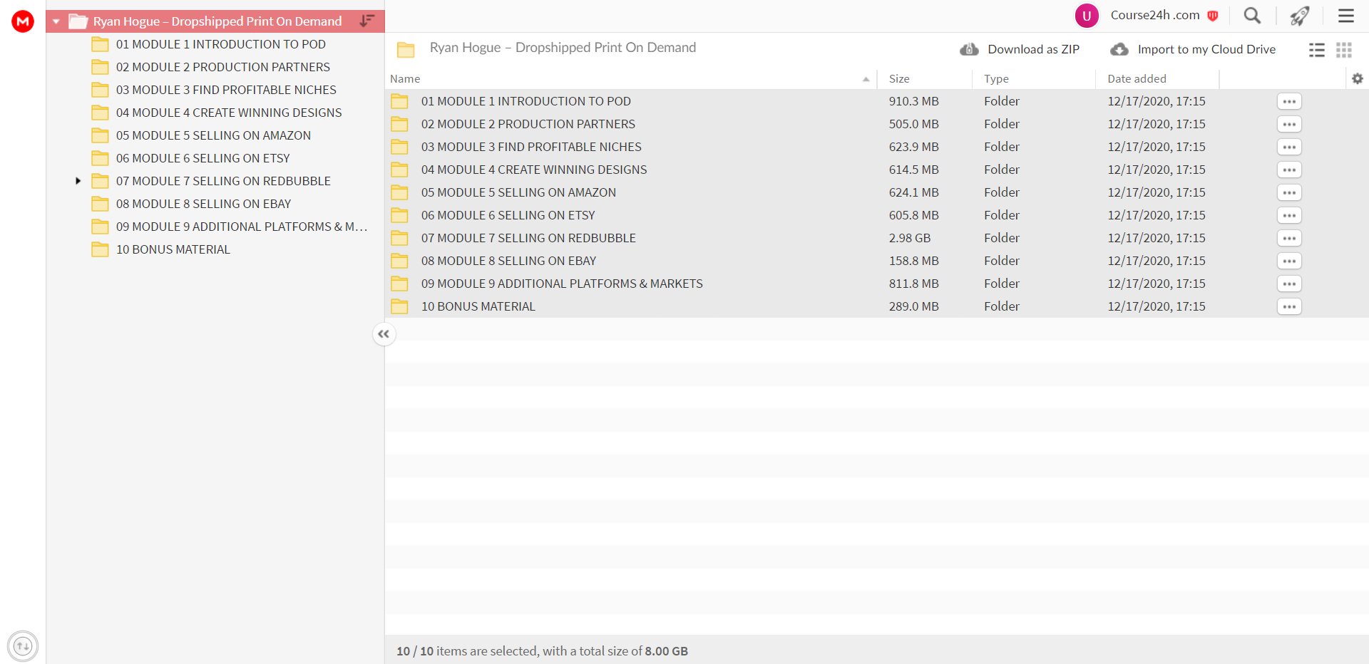 Ryan Hogue – Dropshipped Print On Demand