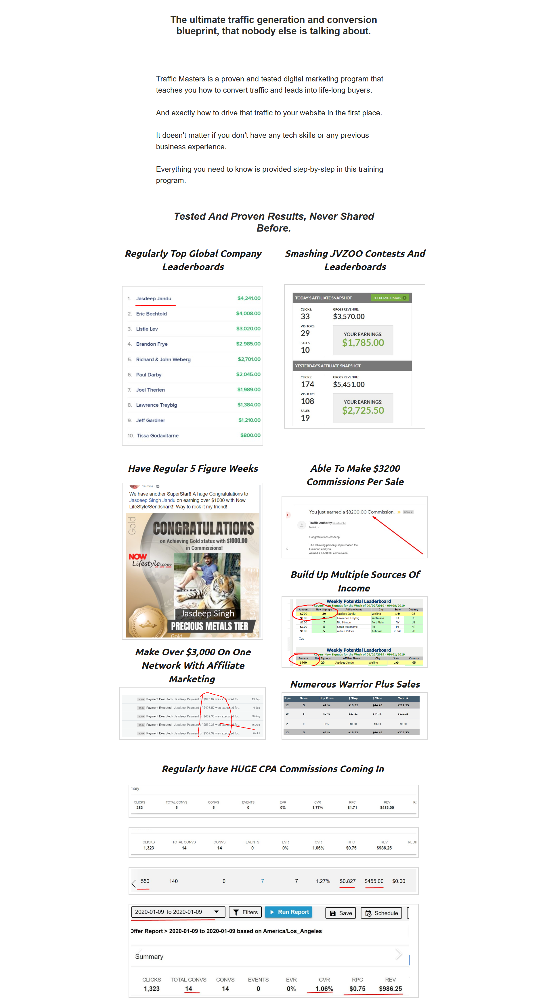 Jasdeep Singh – Traffic Masters Class