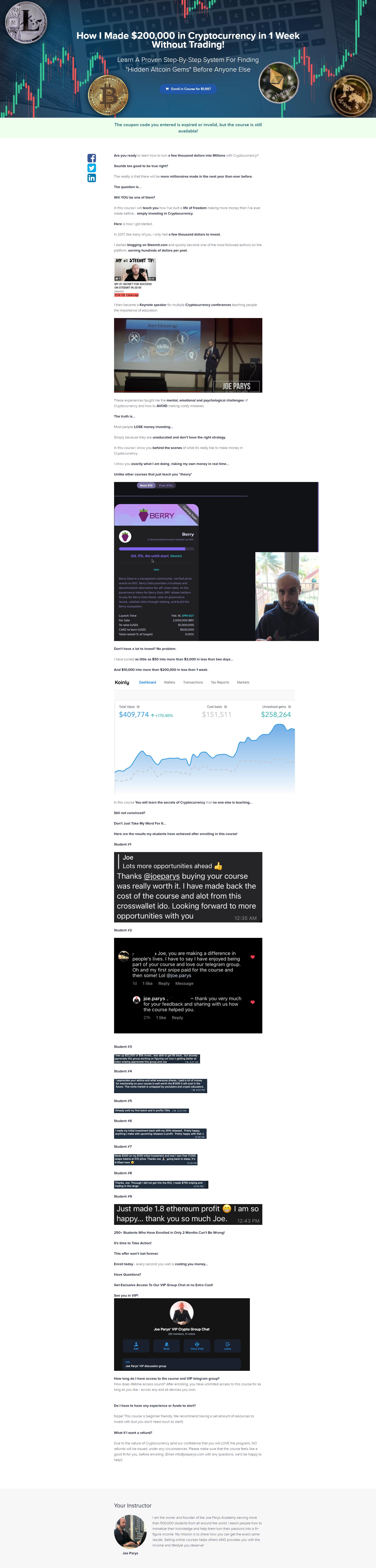 How I Made $200,000 in Cryptocurrency in 1 Week Without Trading
