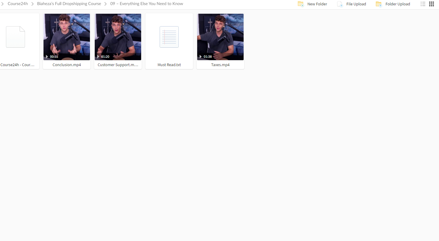 Biaheza’s Full Dropshipping Course 