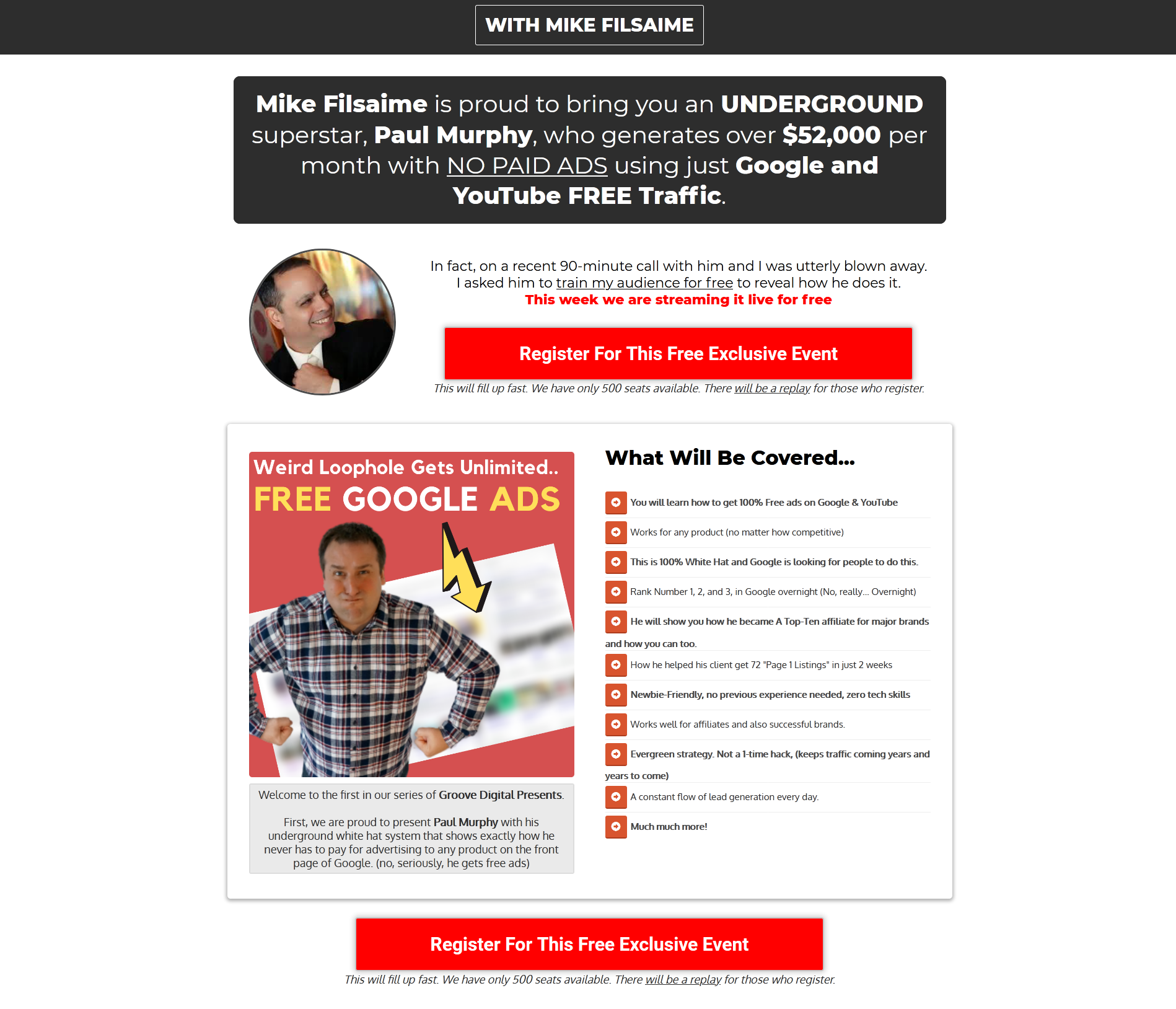 Paul Murphy - Affiliate Tube Success Academy