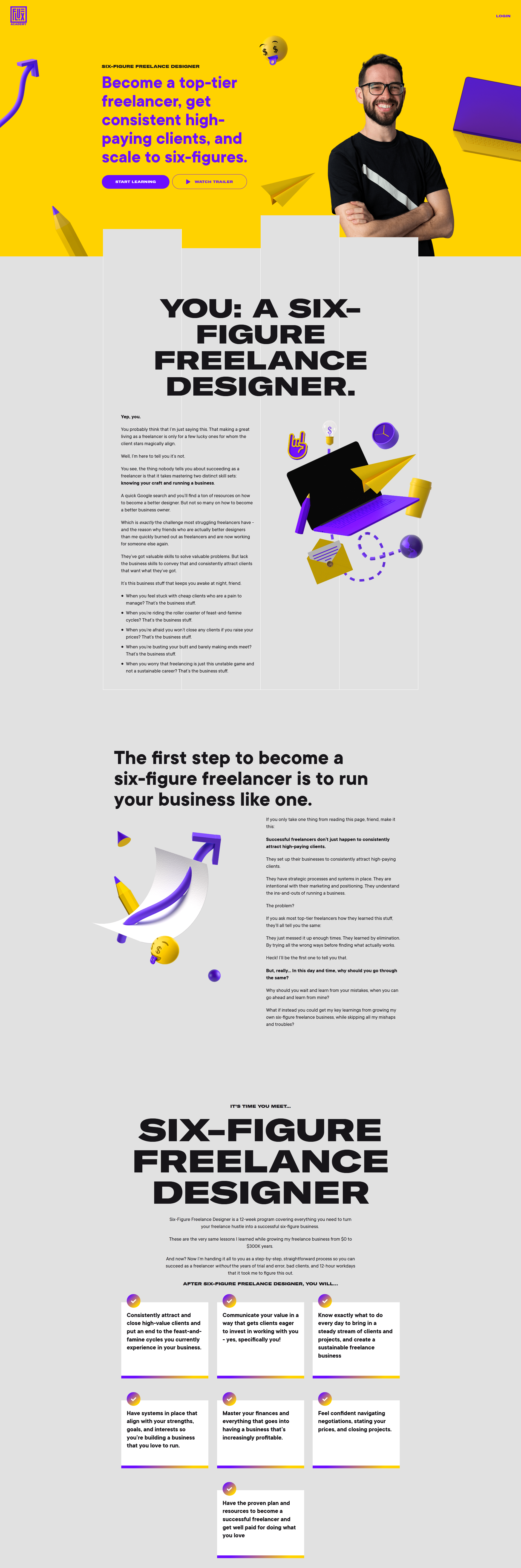 Flux Academy - The 6 Figure Freelance Designer