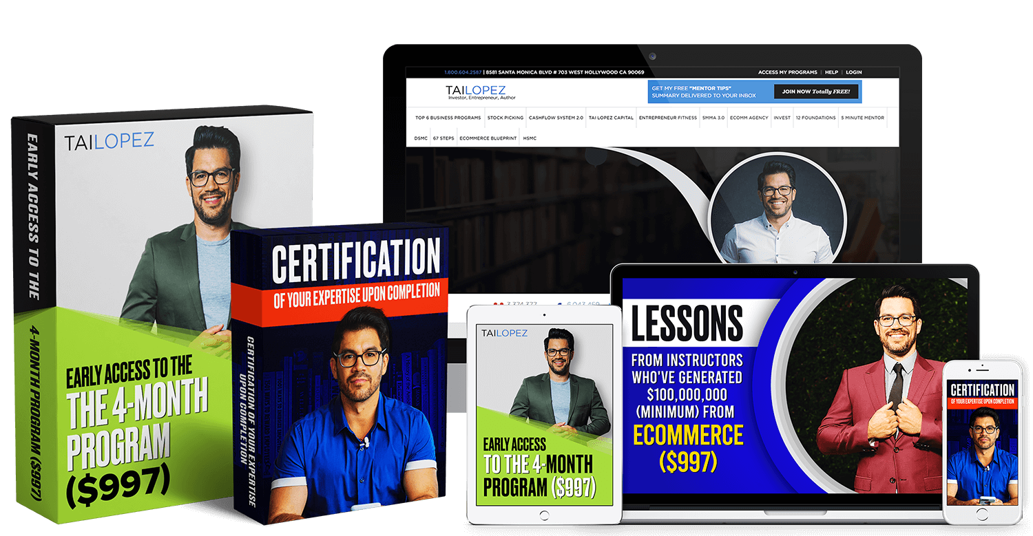 Tai Lopez - Ecommerce Certified Specialist
