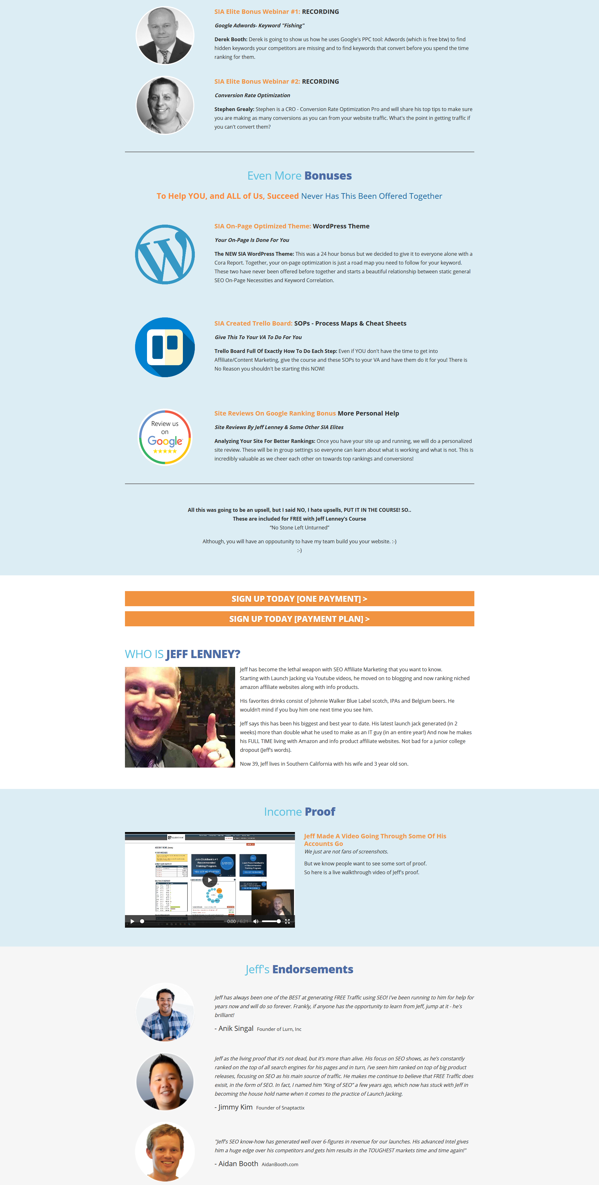 Jeff Lenney - Affiliate Online Domination 2020