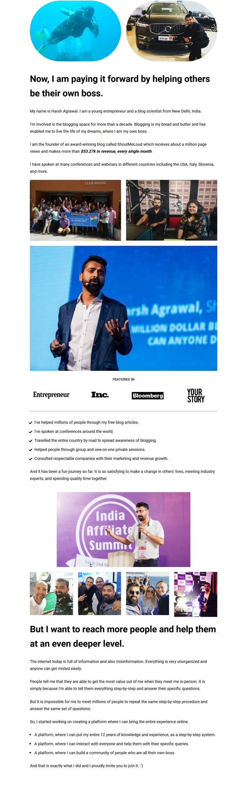 Harsh Agrawal - Shout University 2.0