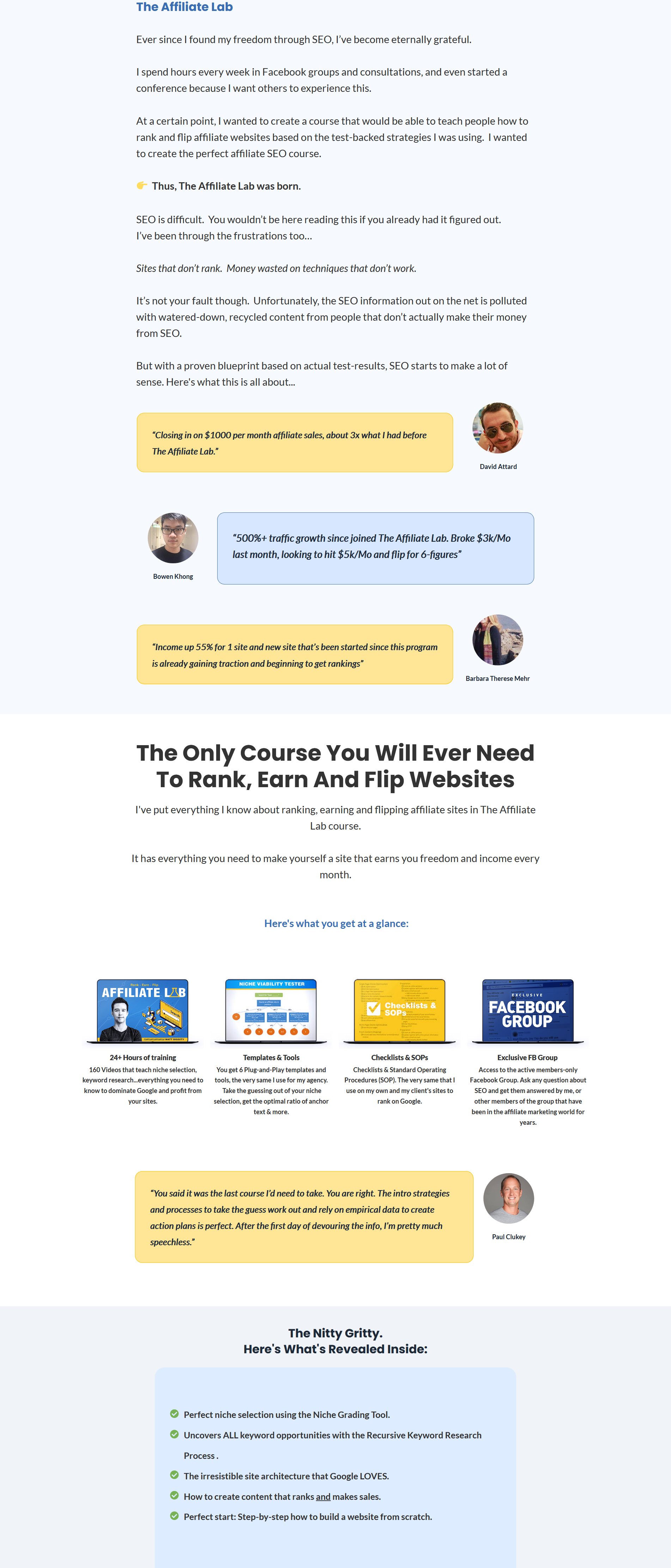 The Affiliate Lab by Matt Diggity