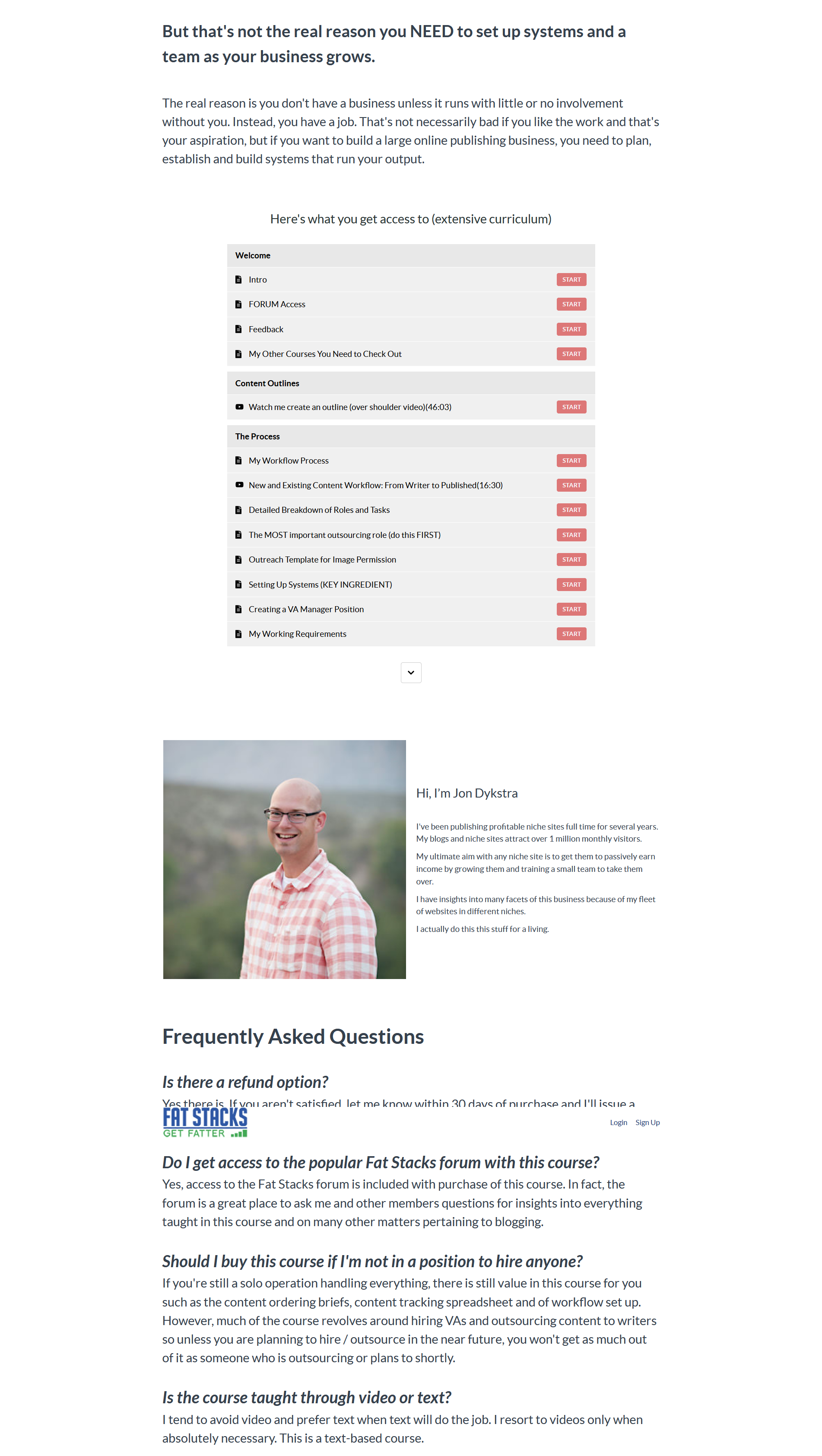 Jon Dykstra - Content Site Autopilot