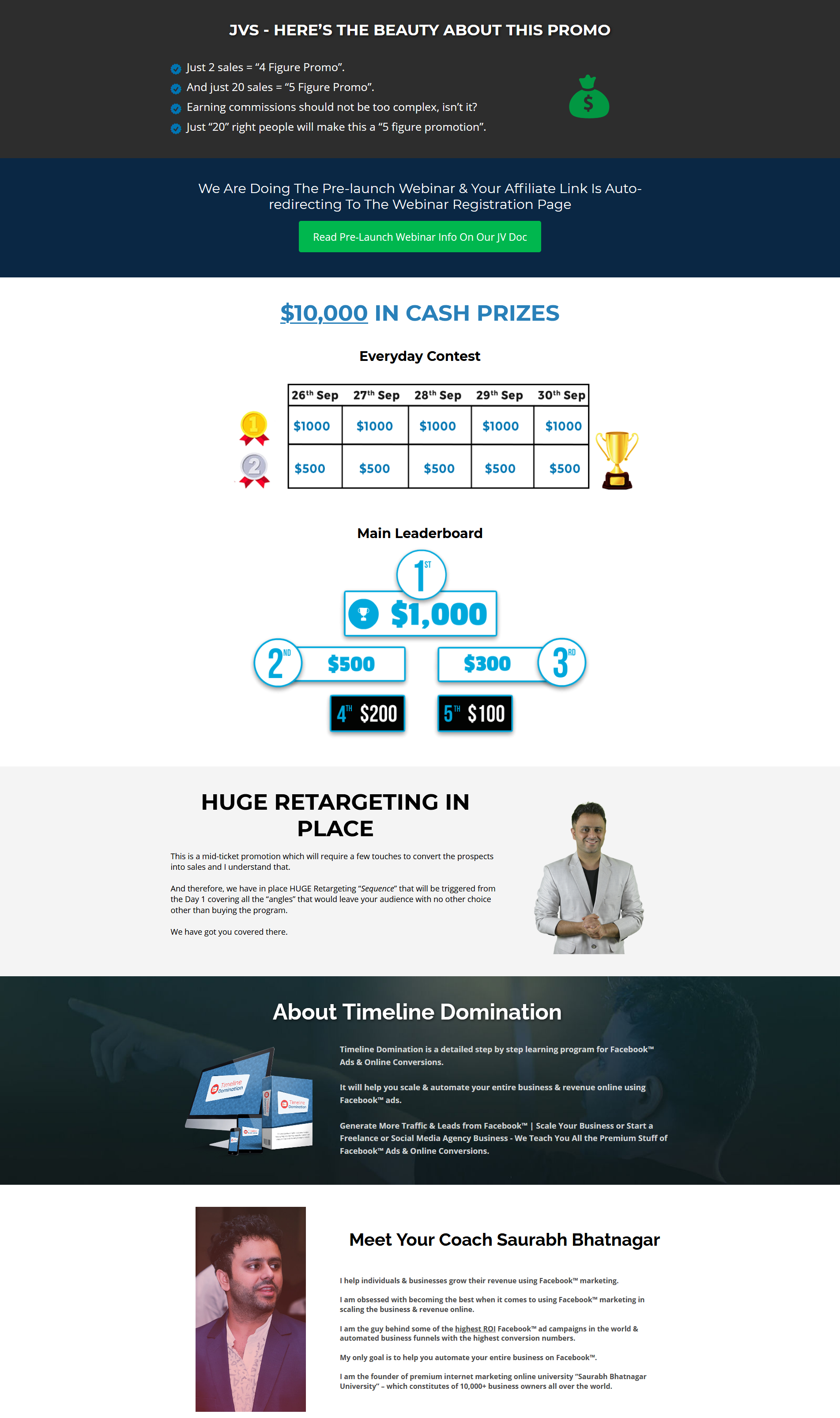 Saurabh Bhatnagar - Timeline Domination