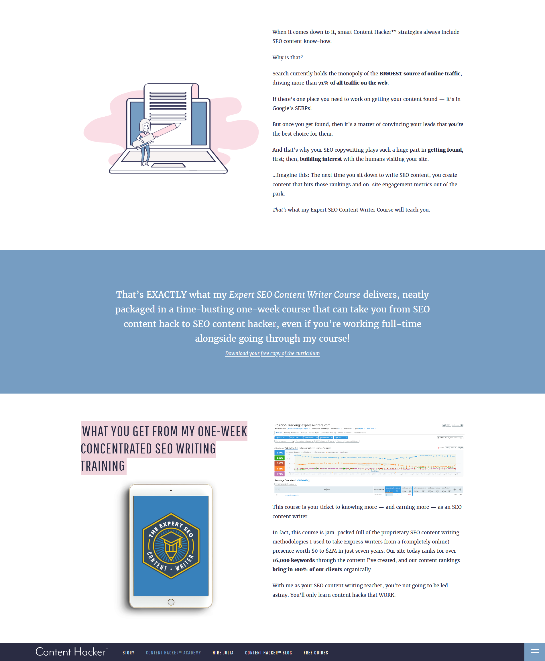 Julia McCoy – The Expert SEO Content Writer 