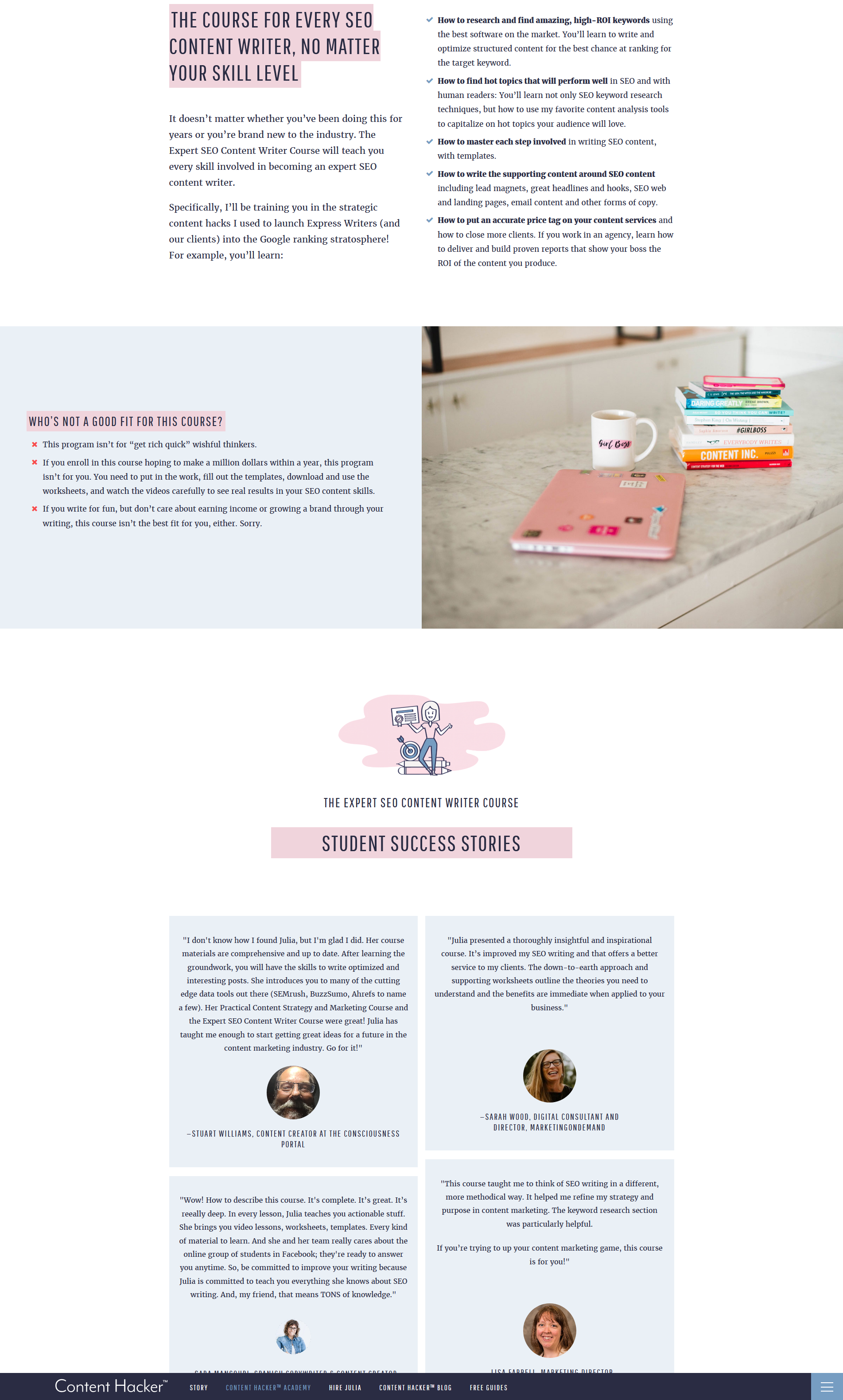 Julia McCoy – The Expert SEO Content Writer 