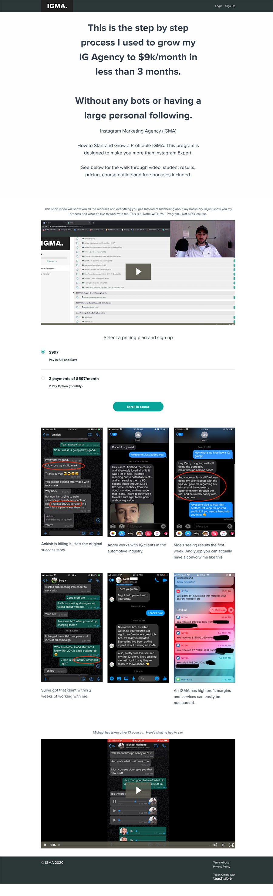 INSTAGRAM MARKETING AGENCY - $9K/month in less than 3 months
