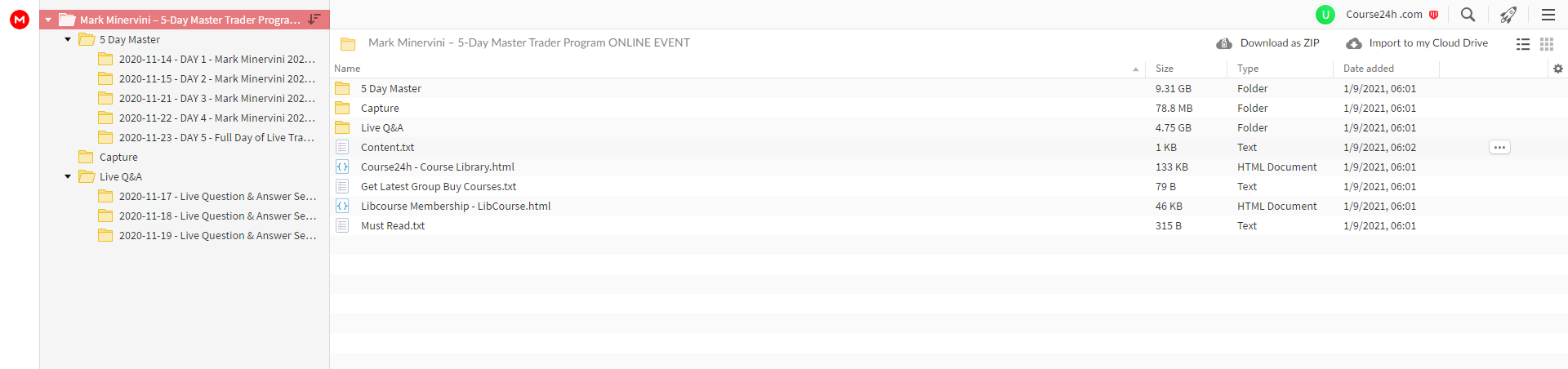 Mark Minervini – 5-Day Master Trader Program ONLINE EVENT