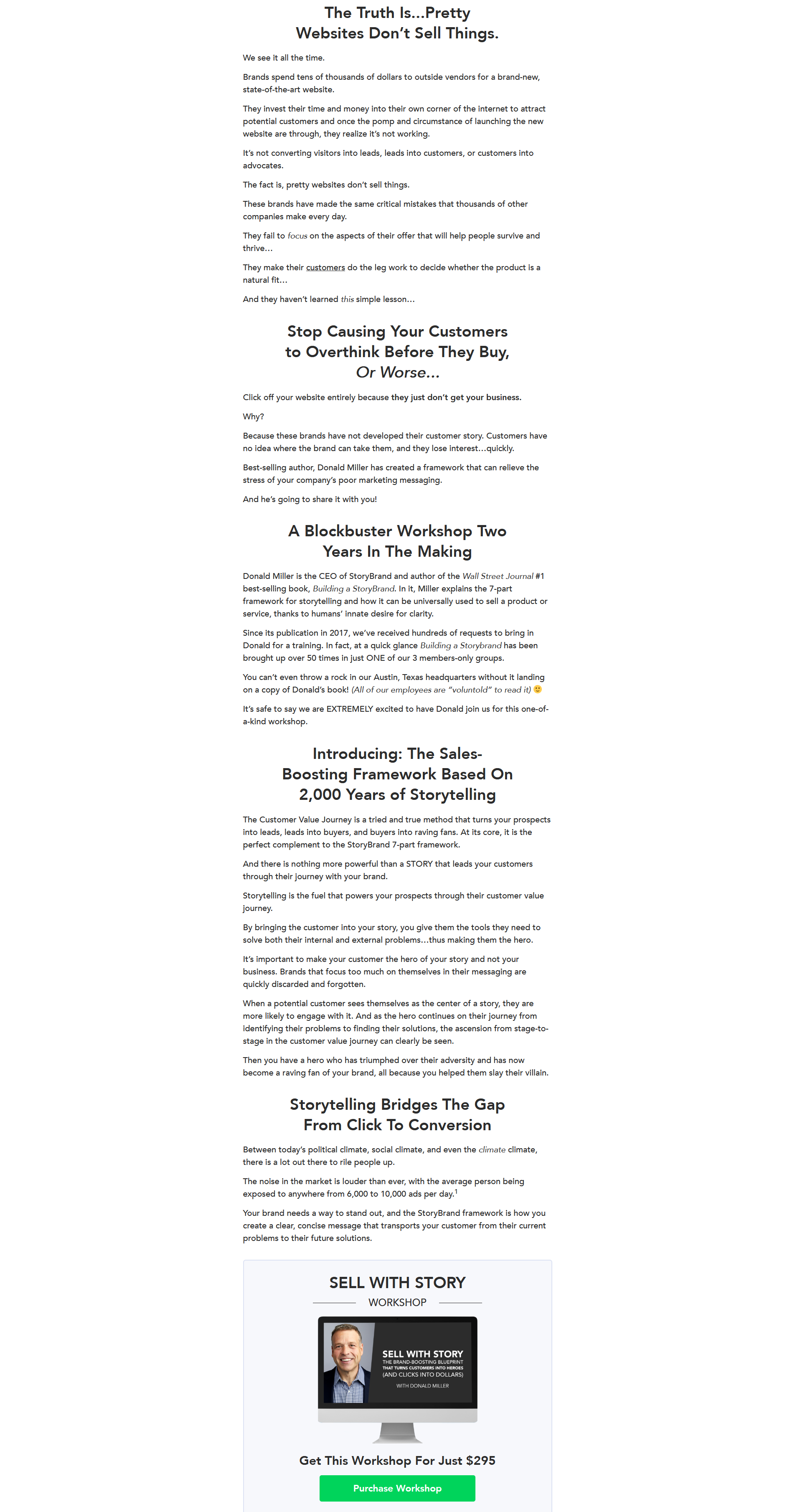 Donald Miller – Sell With Story