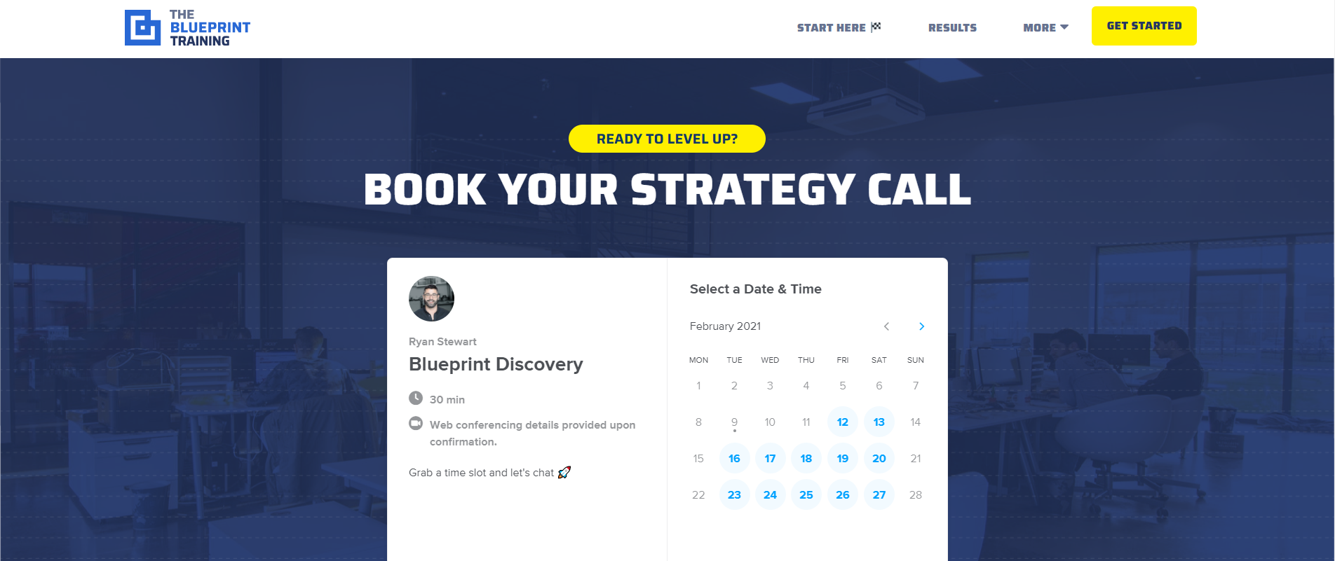 Ryan Stewart - The Blueprint Training 2020