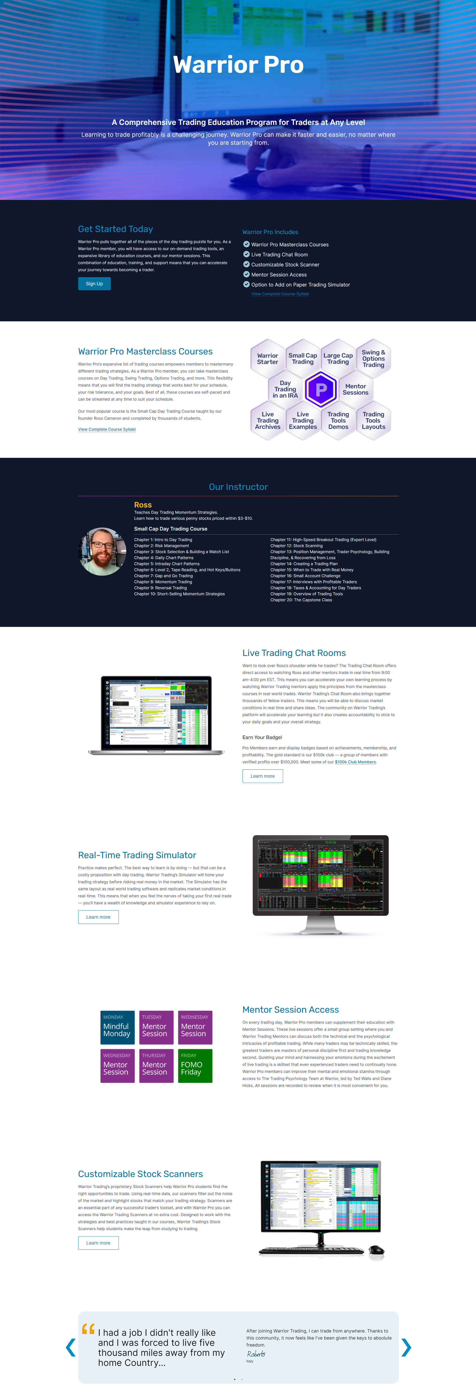 Warrior Trading - Warrior Pro Trading System