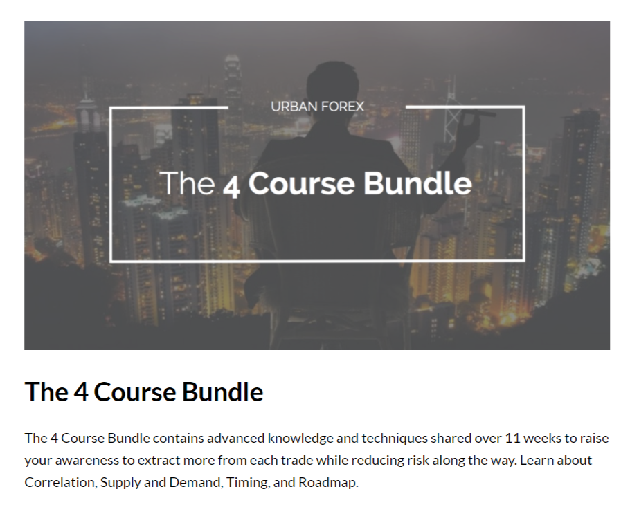 Urban Forex - The 4 Course Bundle 