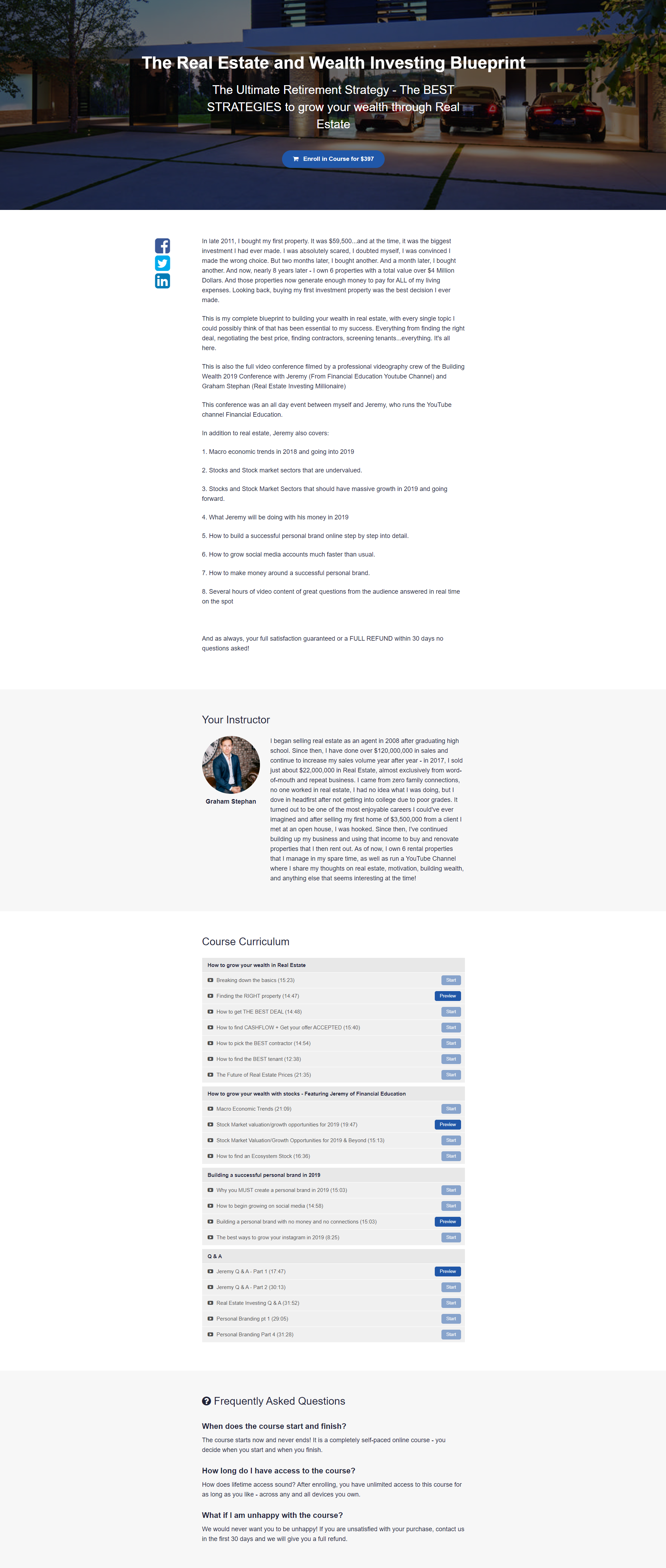 Graham Stephan - The Real Estate & Wealth Investing Blueprint