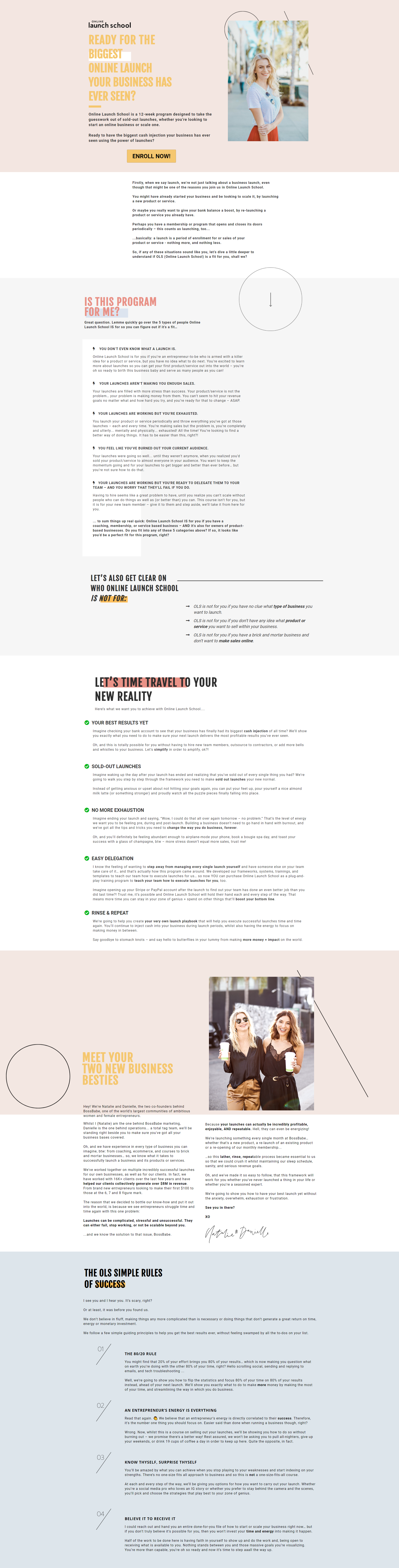 BossBabe – Online Launch School
