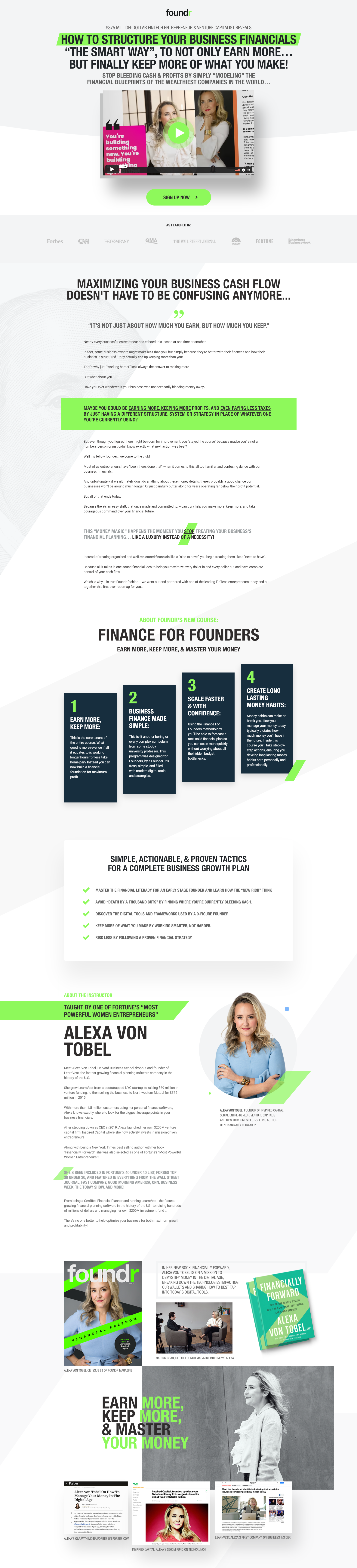 Alexa Von Tobel – Finance For Founders
