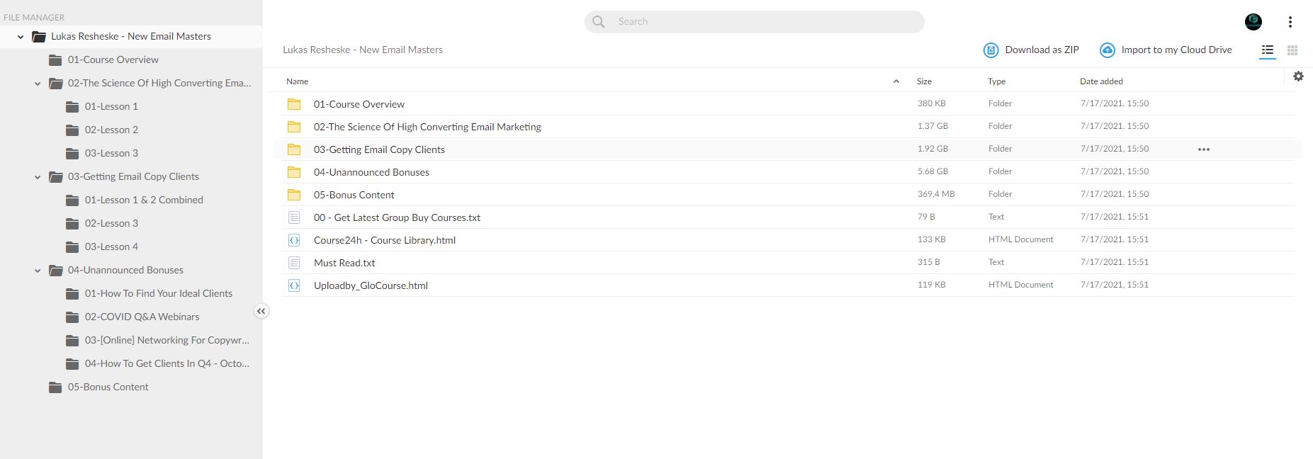 Lukas Resheske - New Email Masters