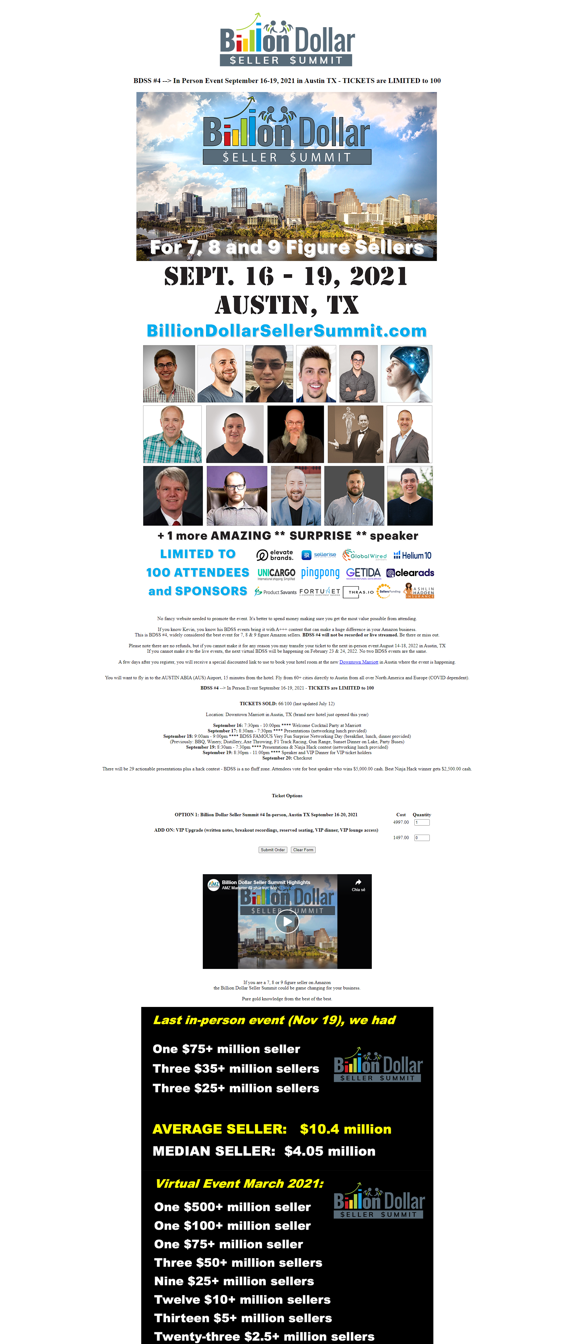 Kevin King – Billion Dollar Seller Summit 2021