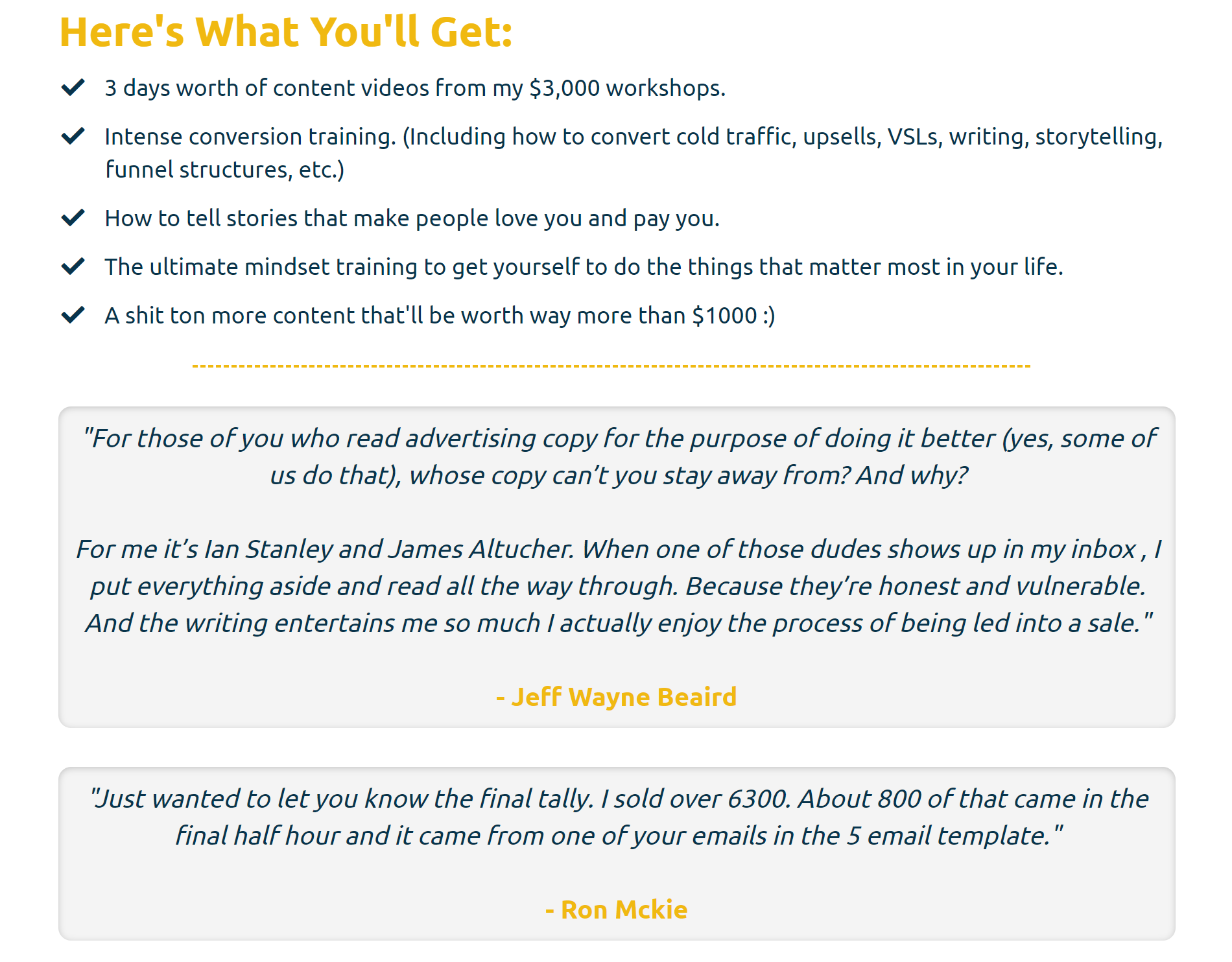 Ian Stanley – Ultimate Persuasion Workshop