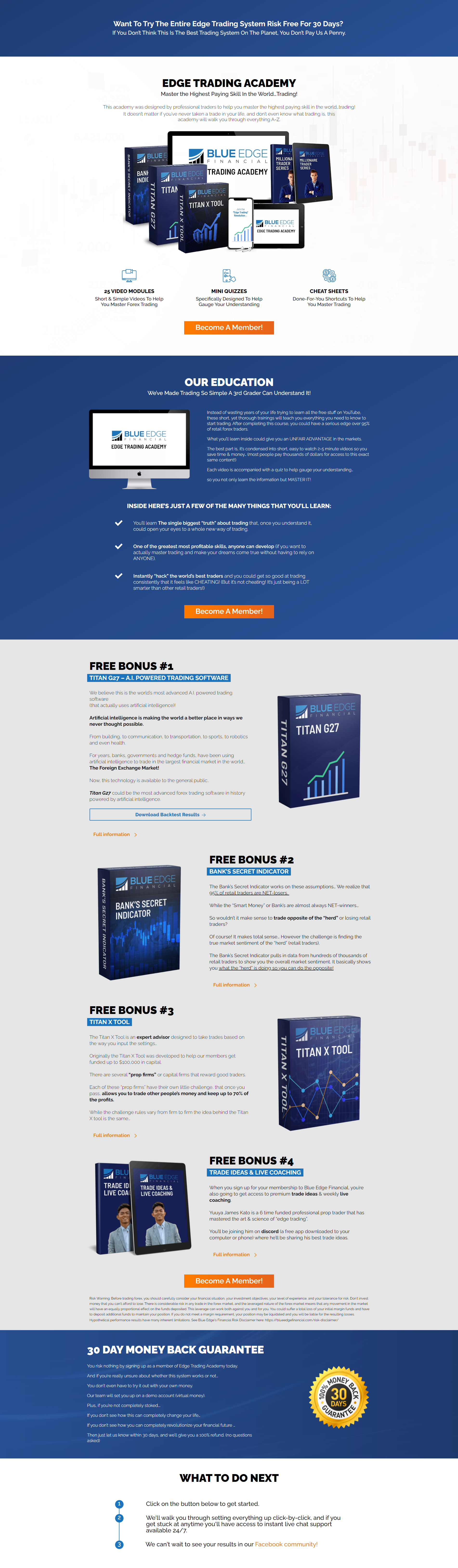 Blue Edge Financial – Edge Trading Academy