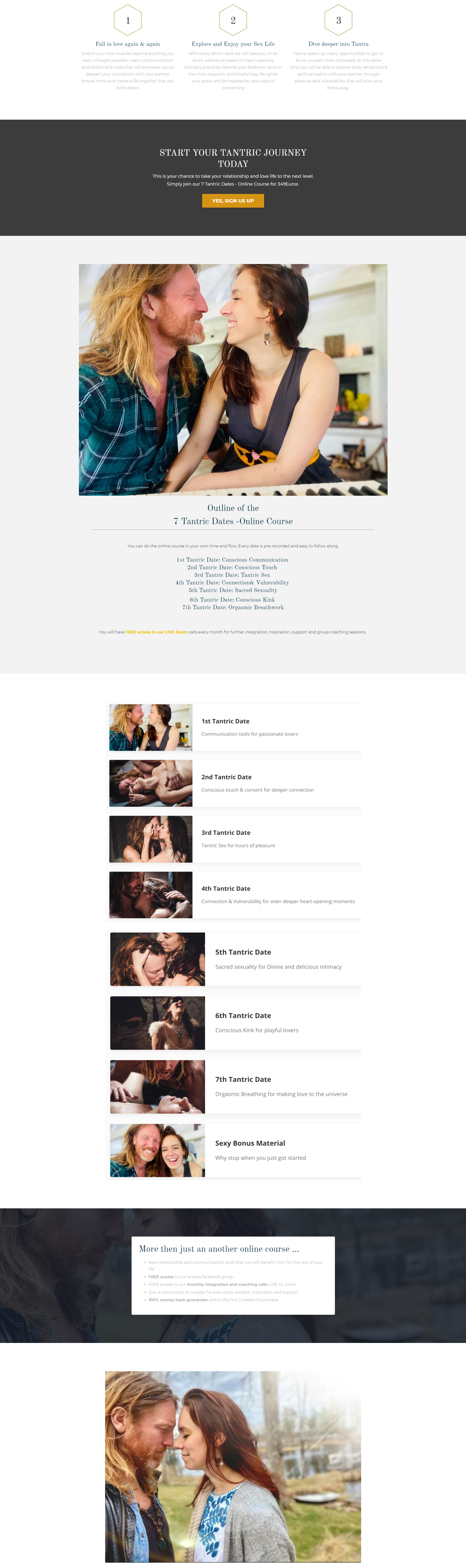 Fredrik Swahn & Janie Petersen - 7 Tantric Dates - Online Course for Couples