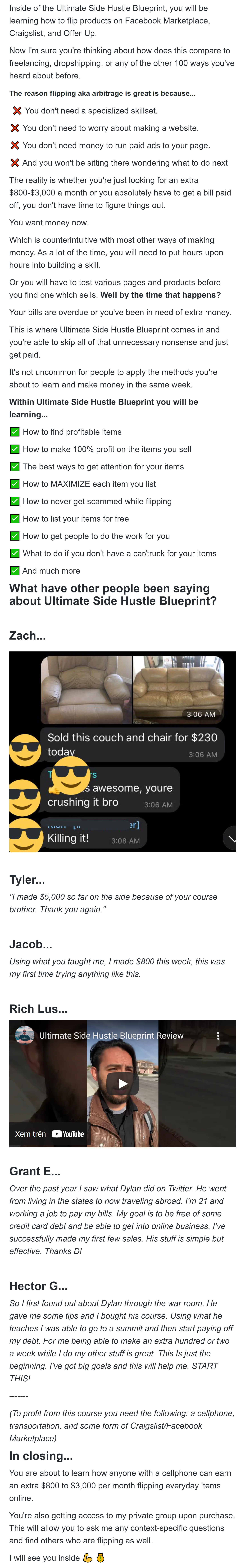 Dylan Madden - Ultimate Side Hustle Blueprint 
