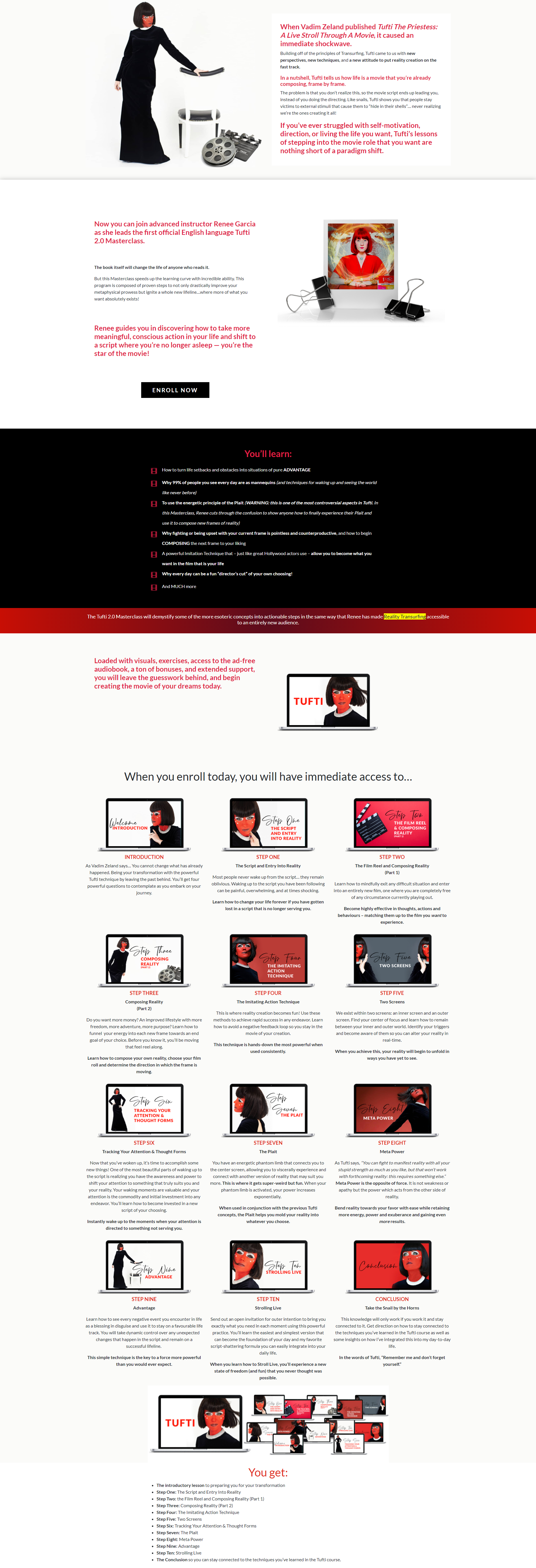Reality Transurfing - Tufti 2.0 Masterclass