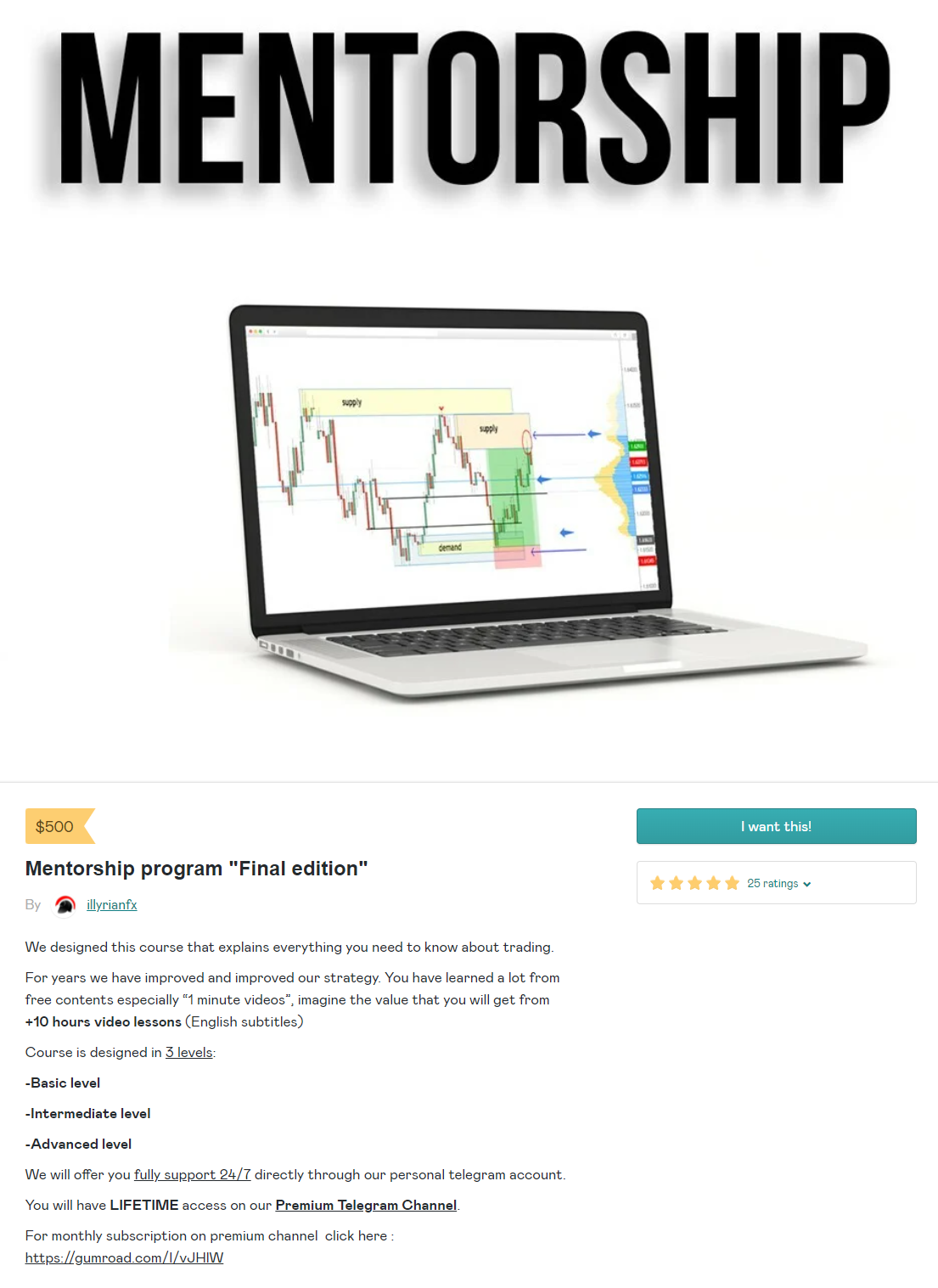 Mentorship program “Final edition” Course