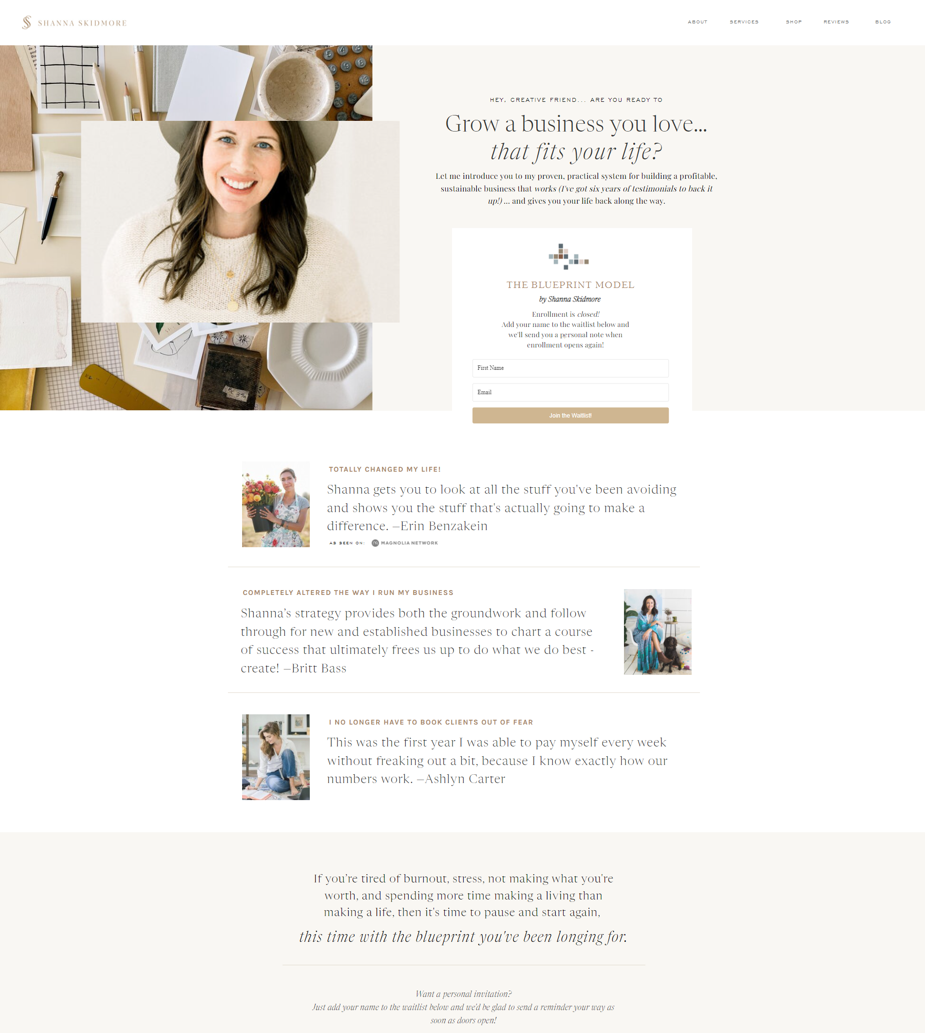 Shanna Skidmore - The Blueprint Model 