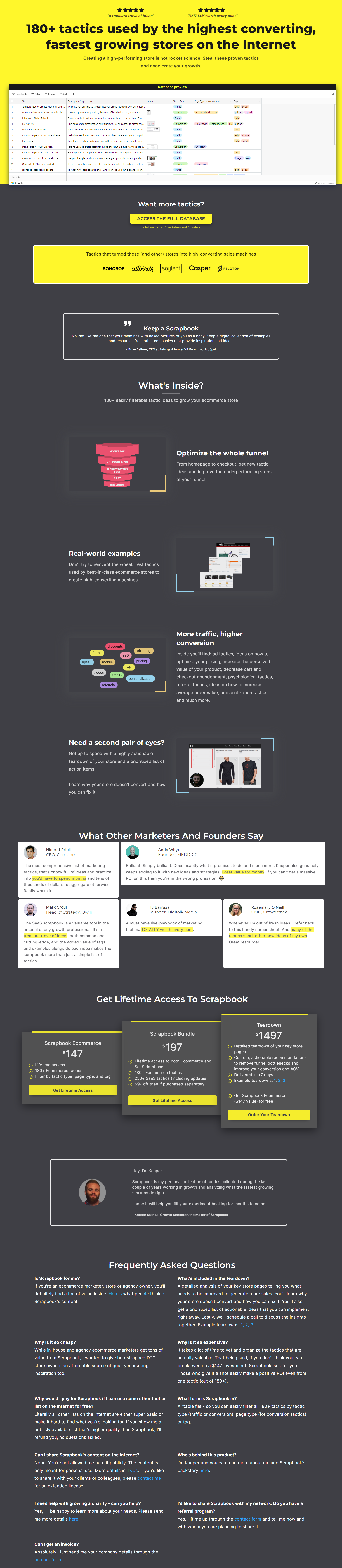Kacper Staniul - Scrapbook Bundle Ecommerce and SaaS 