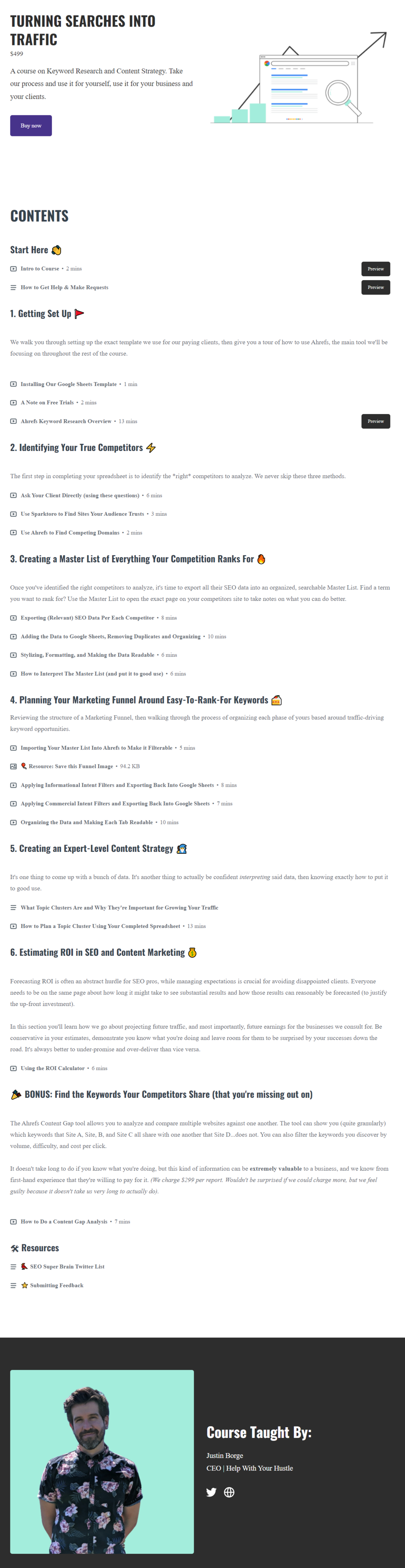 Justin Borge – Turning Searches Into Traffic