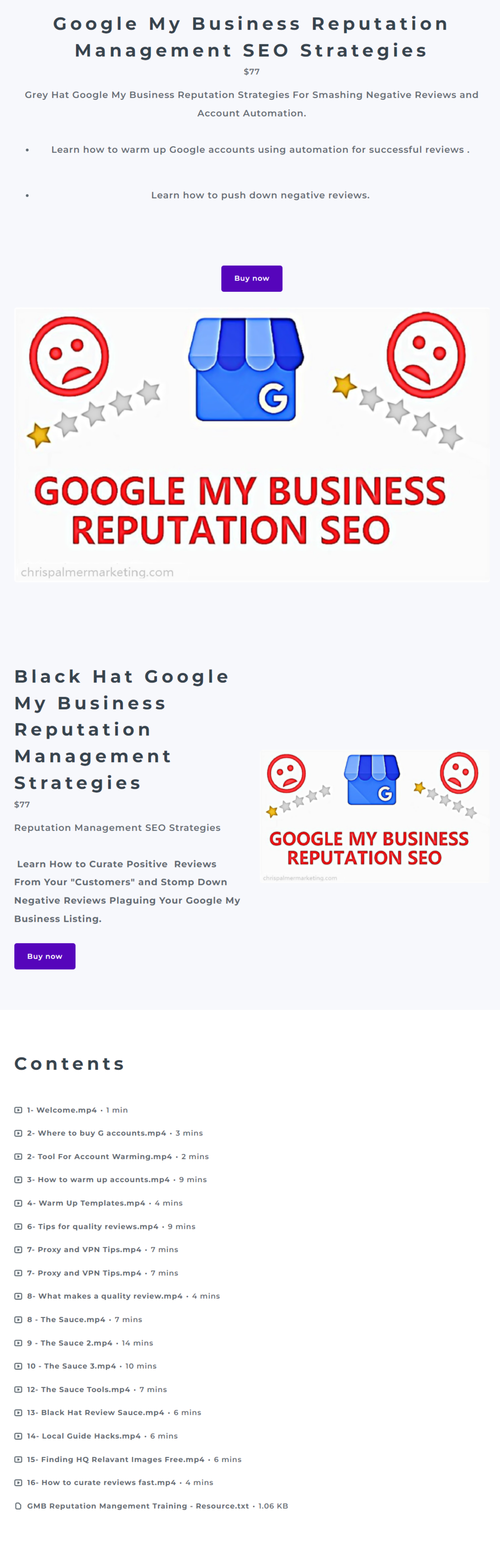 Chris Palmer - Reputation Management SEO Strategies