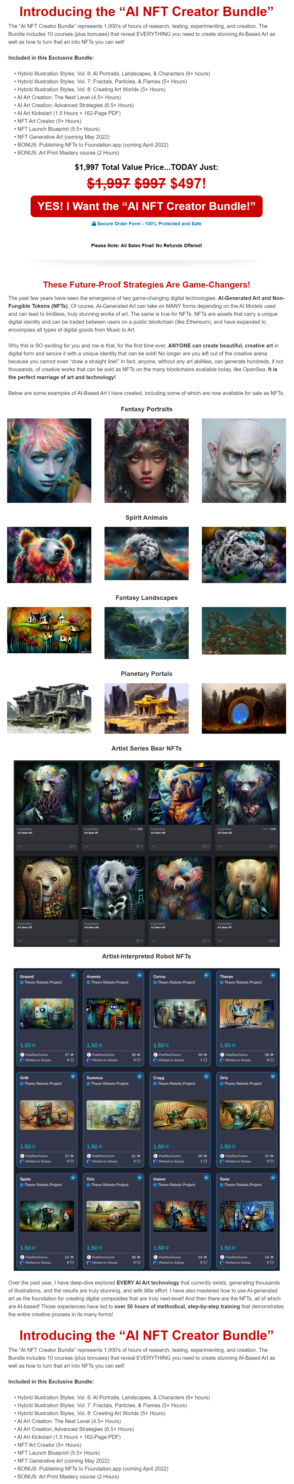 Tony Laidig - AI NFT Creator Bundle
