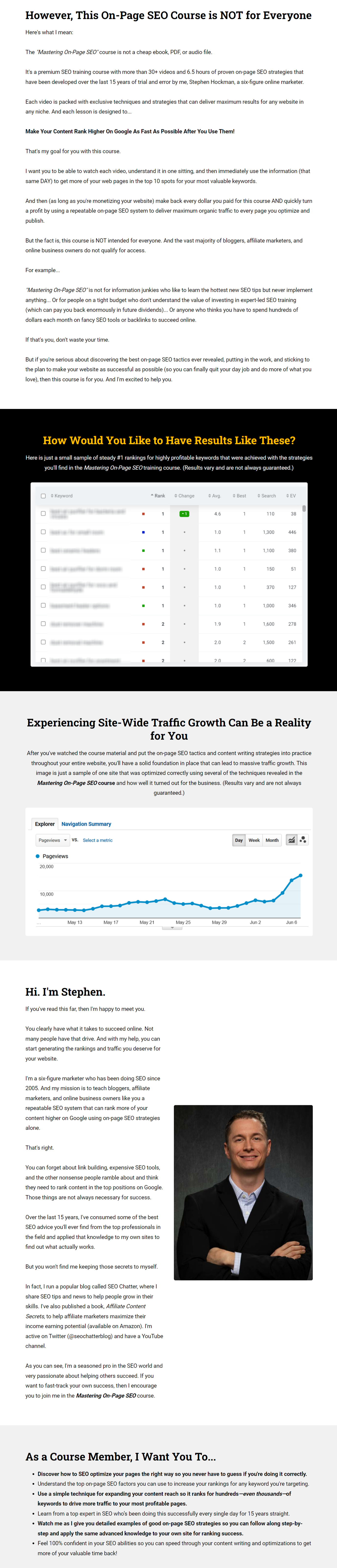 Stephen Hockman – Mastering On-Page SEO Course