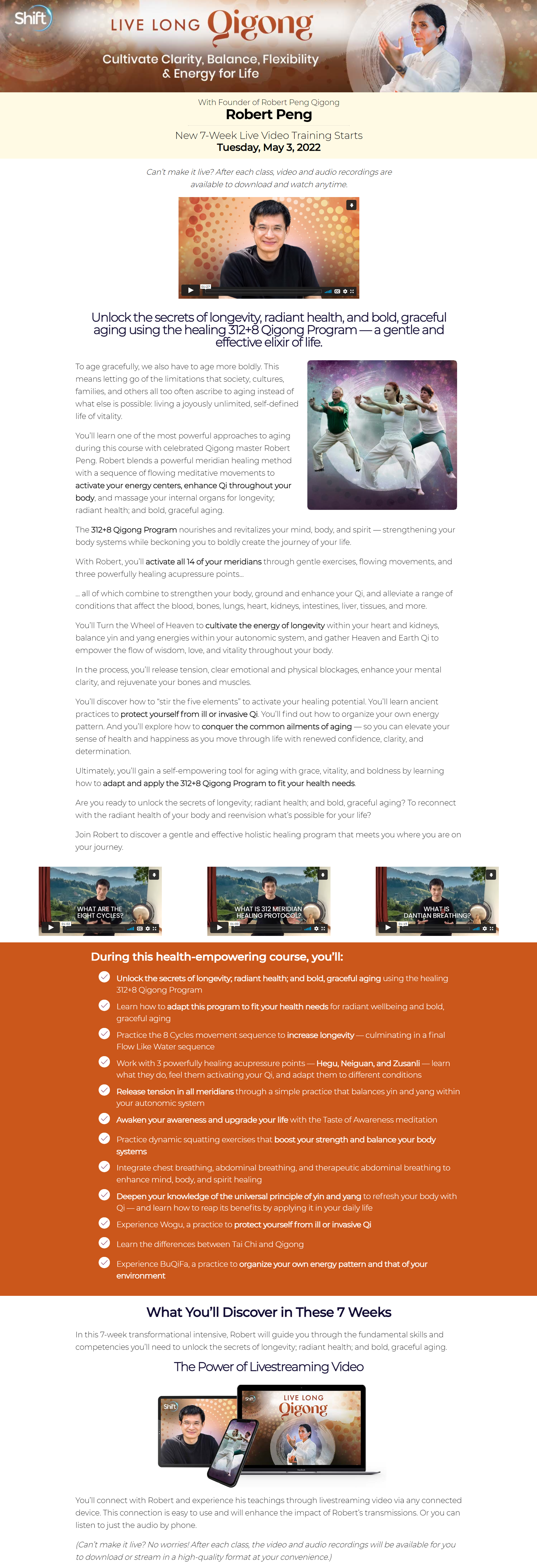 Robert Peng – Live Long Qigong 2022