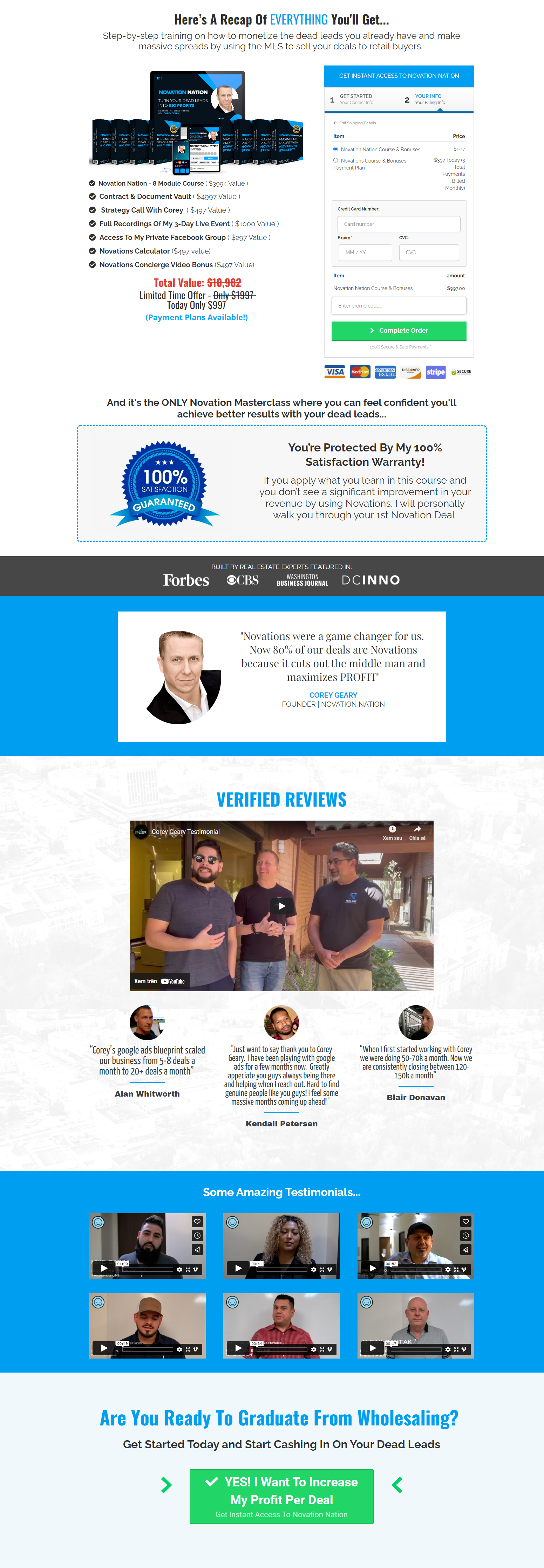 Corey Geary - Novation Nation Course & Bonuses