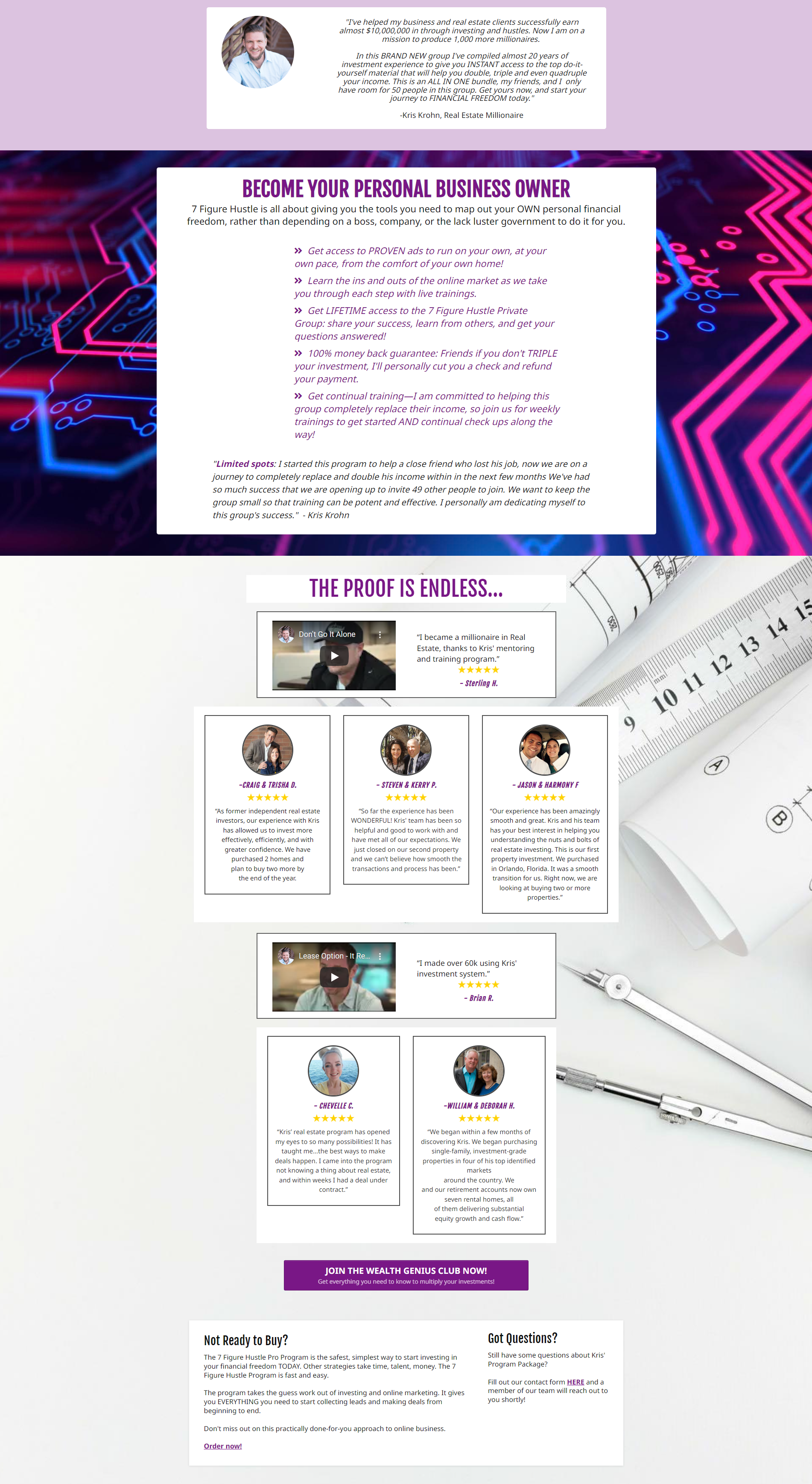 Kris Krohn – 7 Figure Hustle Pro Package