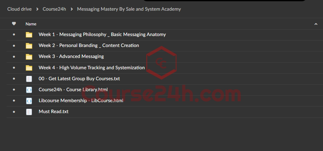 Dylan Gigliotti - Messaging Mastery Course