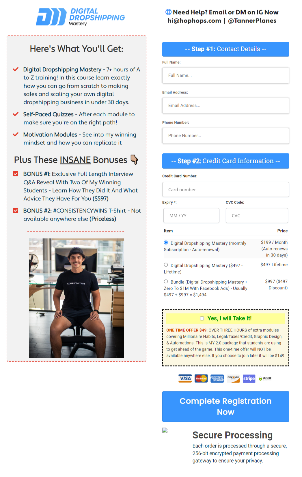 Tanner Planes - Digital Dropshipping Mastery