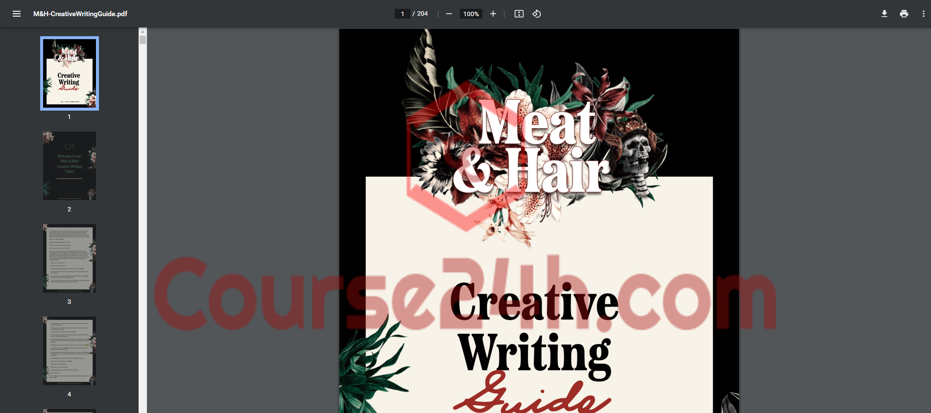The Creative Writing Class — Meat & Hair