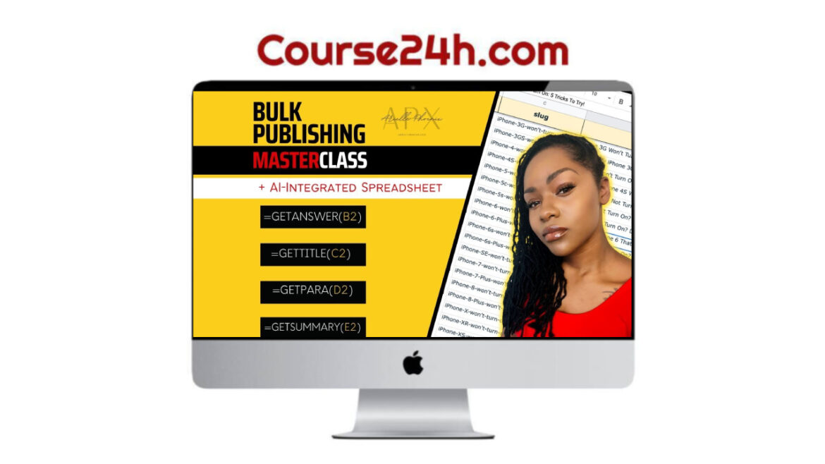 Arielle Phoenix – Bulk Publishing System + AI-Integrated Spreadsheet