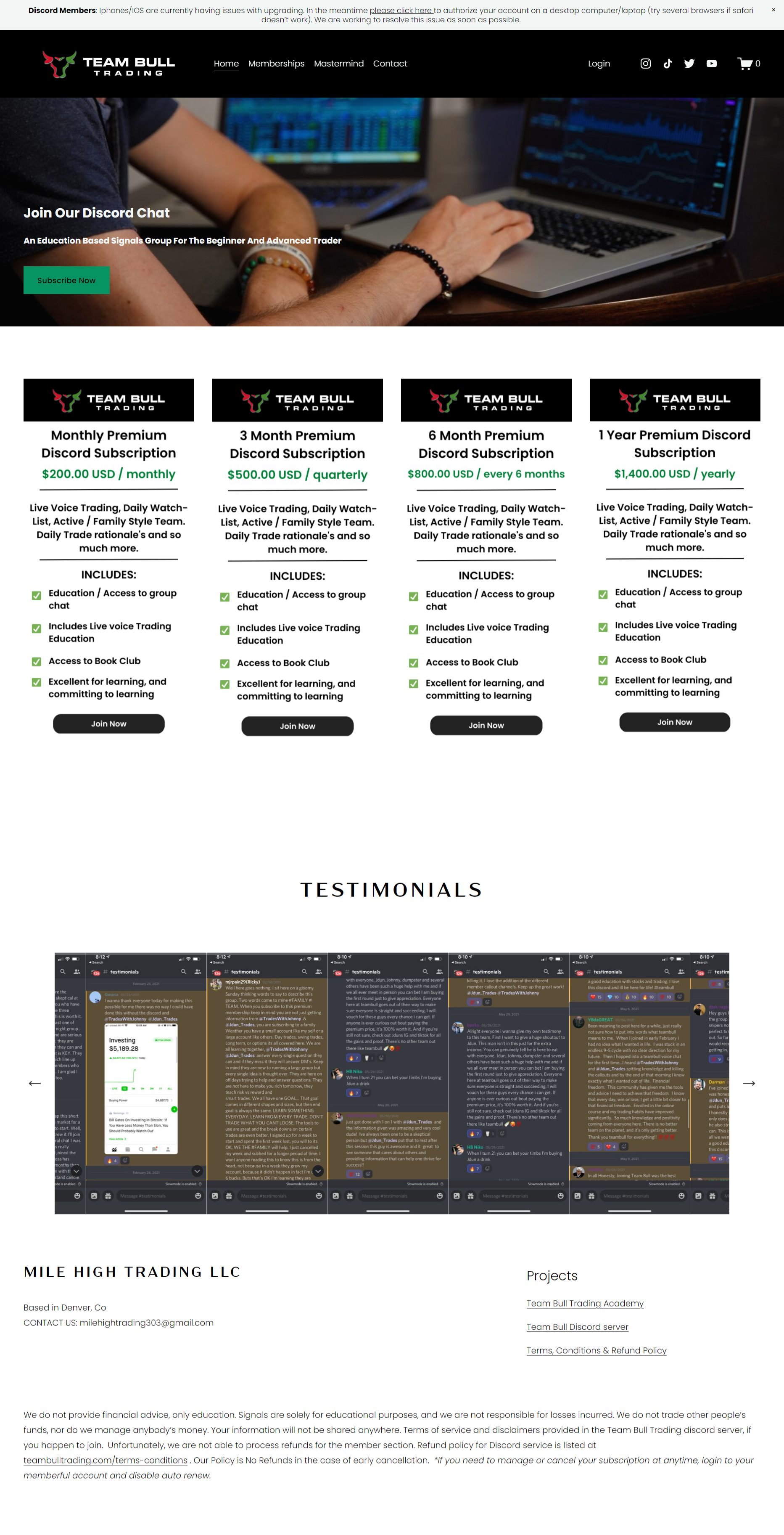 Team Bull Trading Academy
