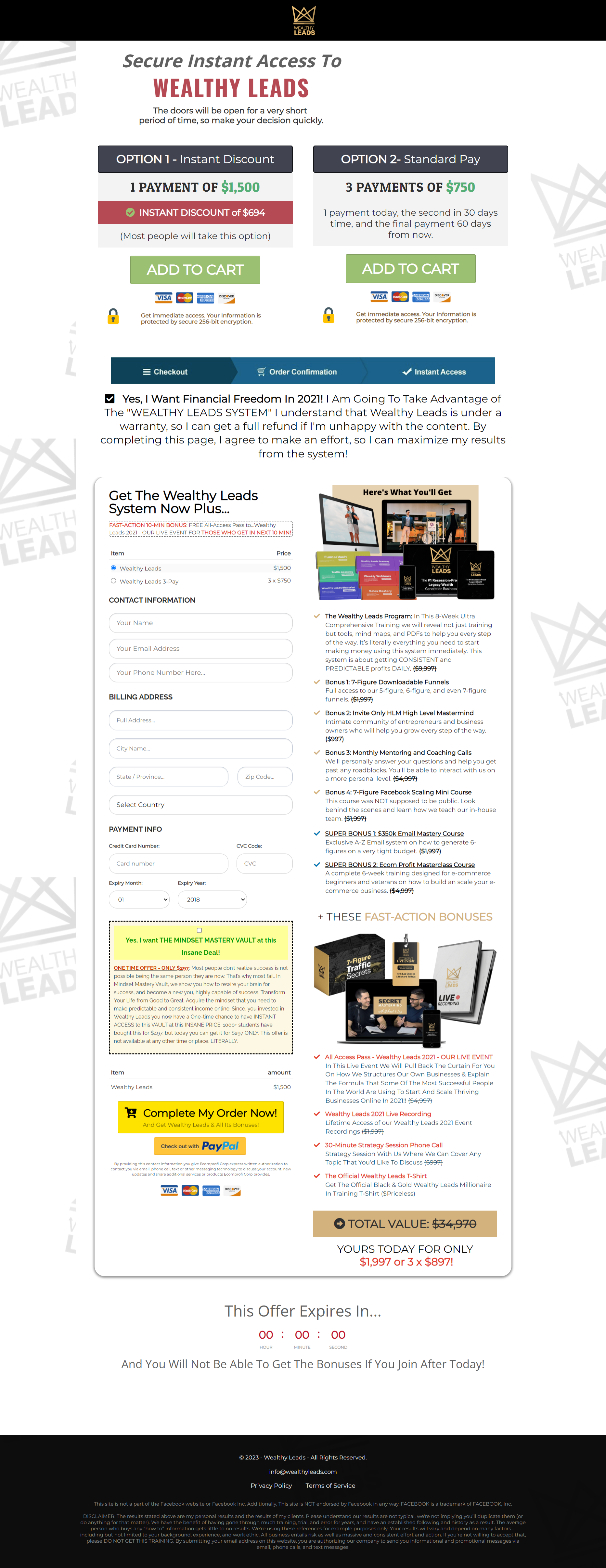 Laz Chavez & Richard Telfeja – Wealthy Leads