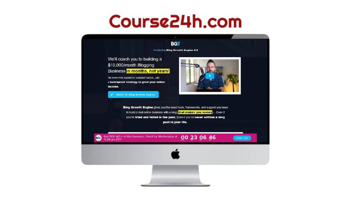 Adam Enfroy - Blog Growth Engine 4.0