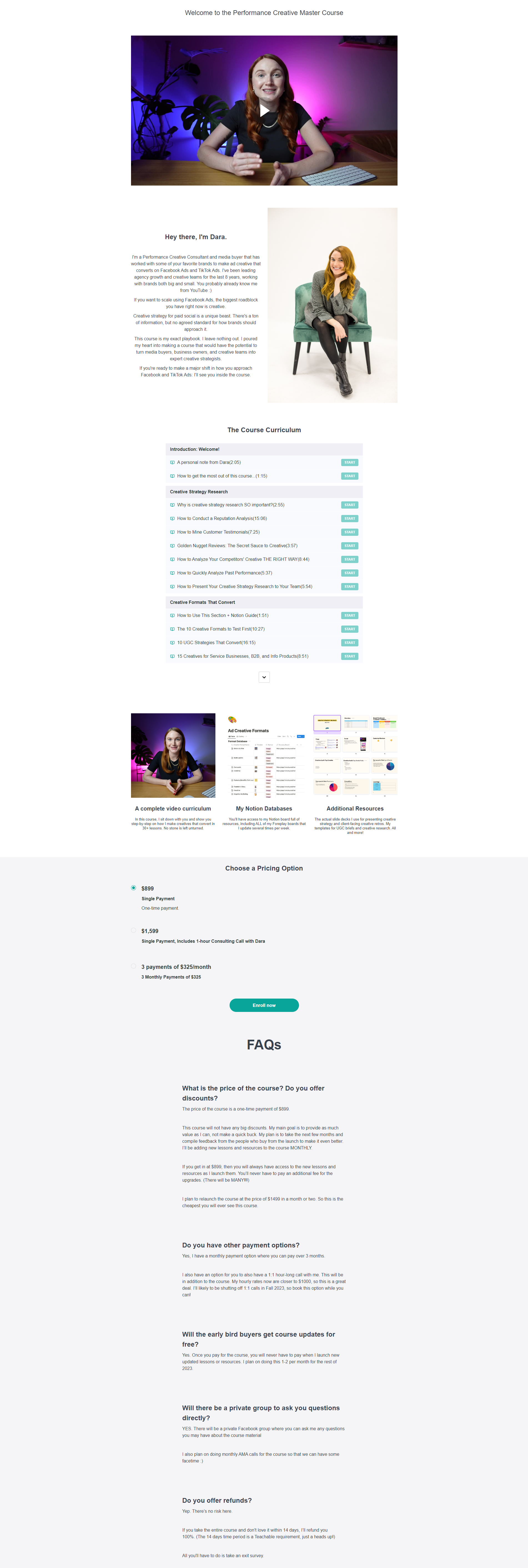 Dara Denney – Performance Creative Master Course