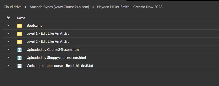 Hayden Hillier-Smith – Creator Now 2023
