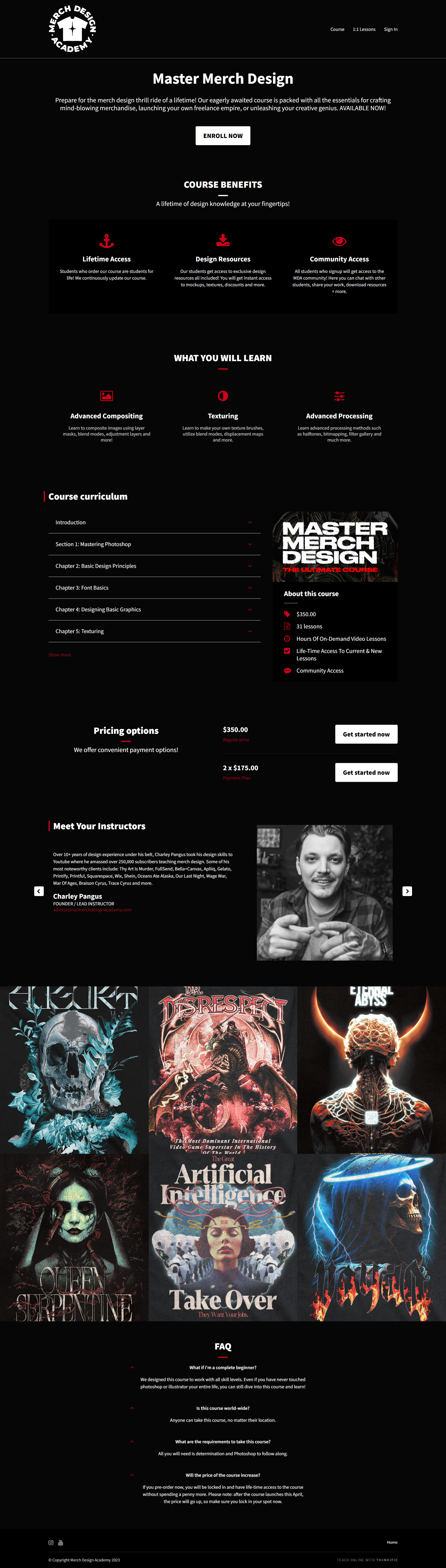 Charley Pangus – Master Merch Design